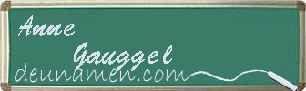 Anne Gauggel Visitenkarte